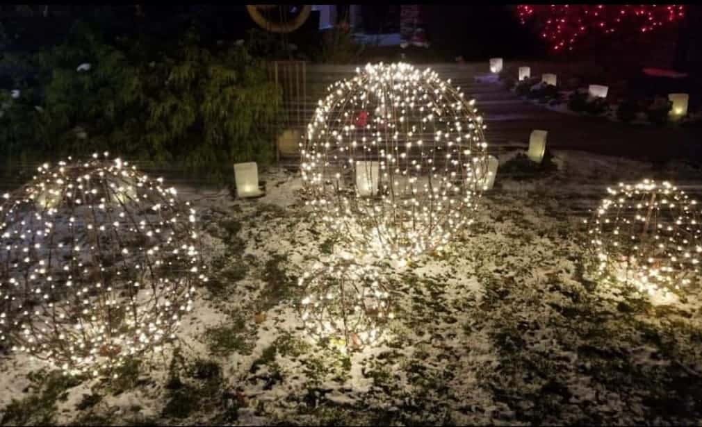 Holiday lighting project by Rainfall Irrigation