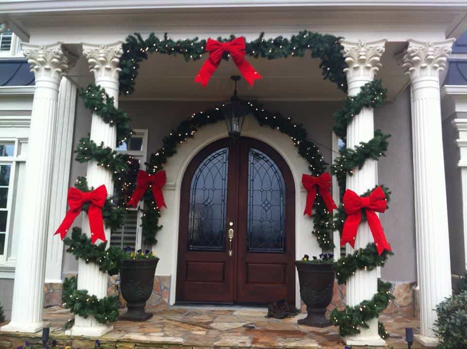 Holiday lighting project by Rainfall Irrigation