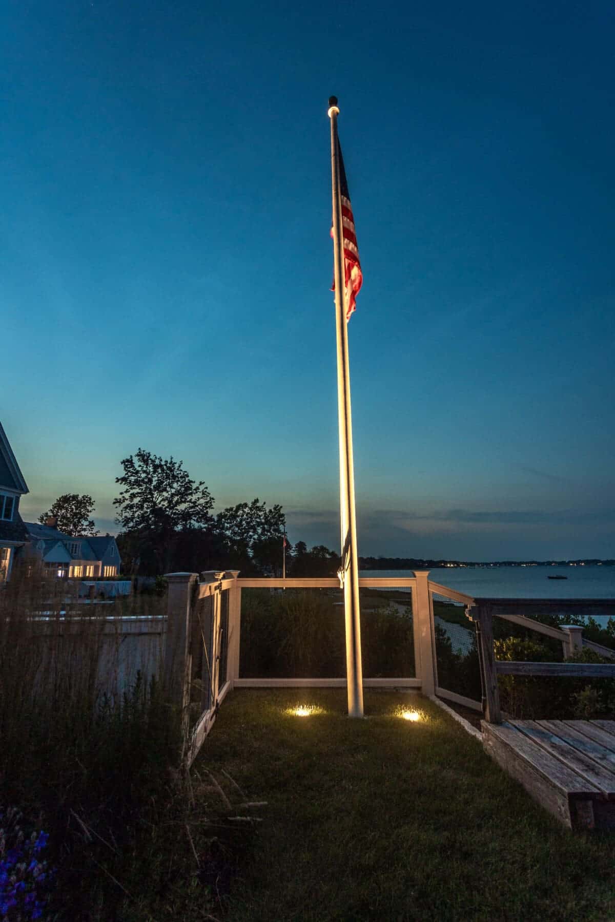 Landscape lighting installed by Rainfall Irrigation